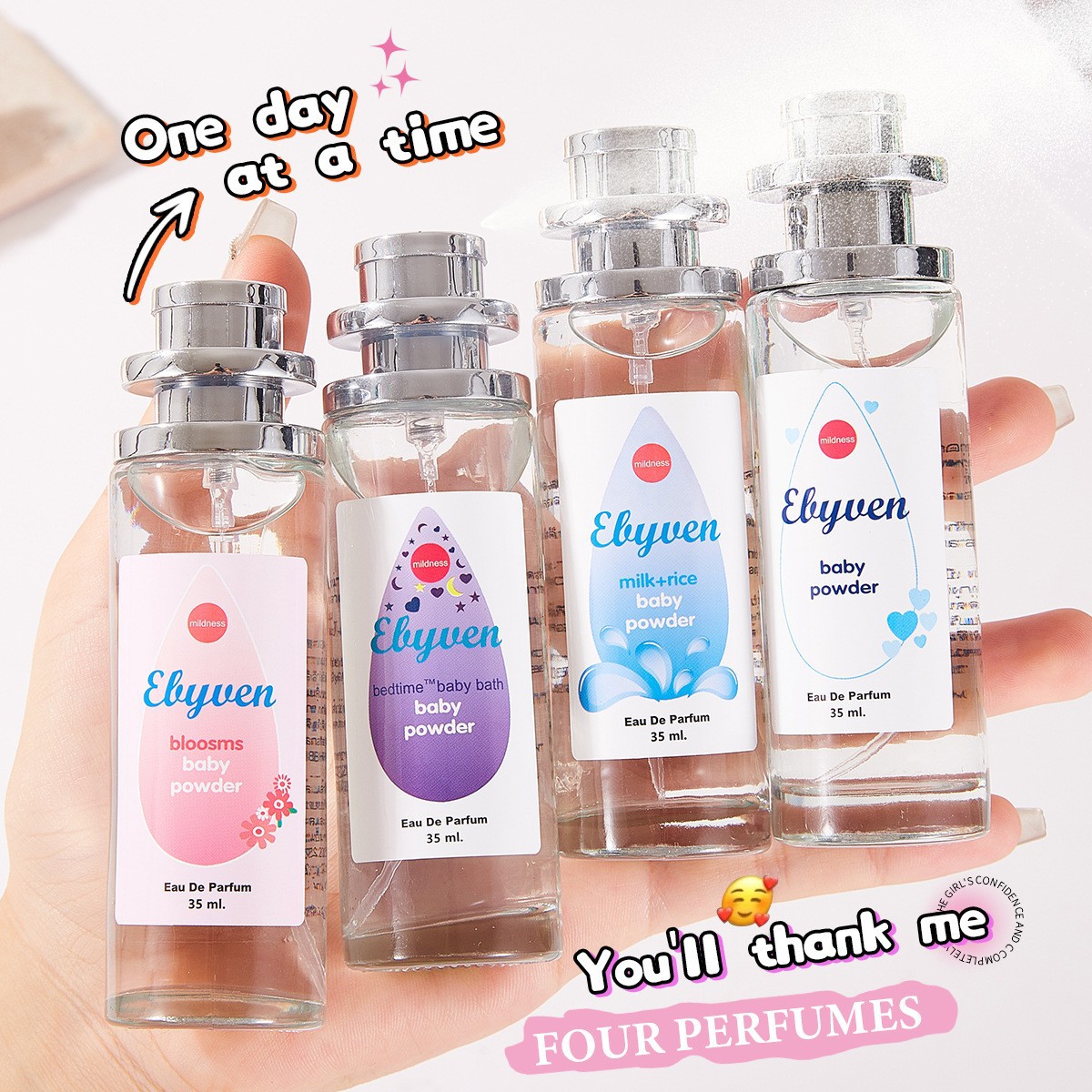 Perfume Floral Fragrance - Babymelkpoeder Damesparfum Fris Elegant Hoogwaardig Bloemig