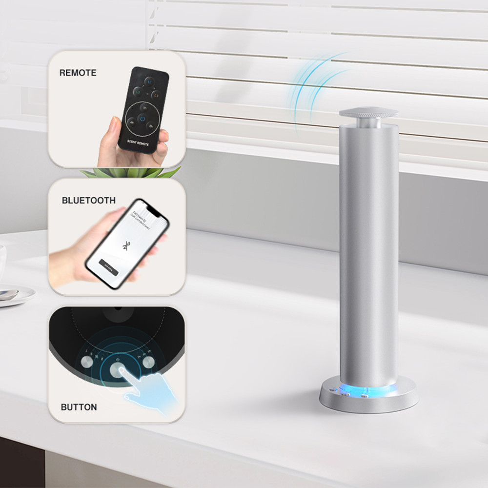 Perfume Aroma Fragrance - Huisparfum Bluetooth Aroma Diffuser Batterij Metaal