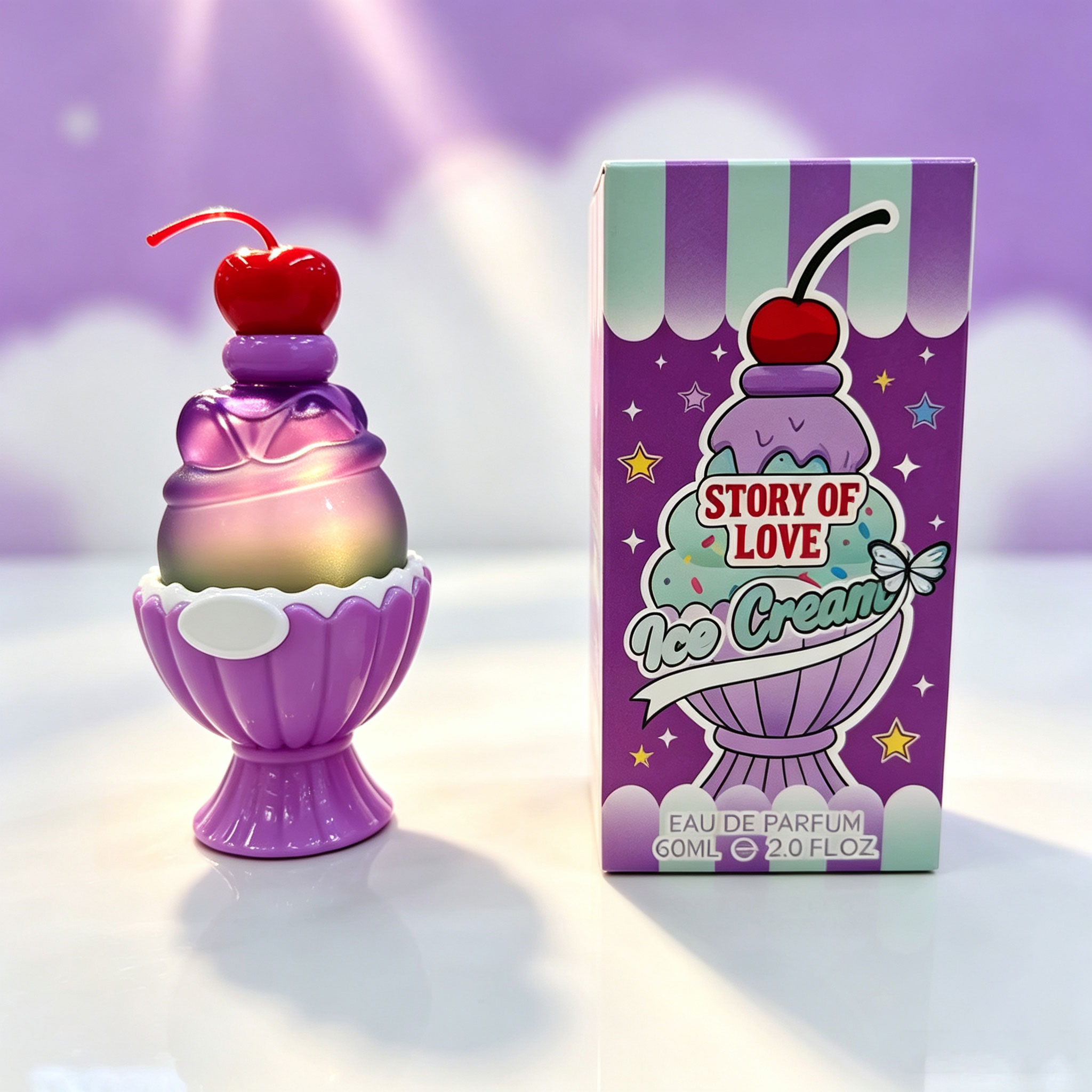 Schattig ijsvormig Eau De Parf - Perfume Floral Fragrance recensie en prijs