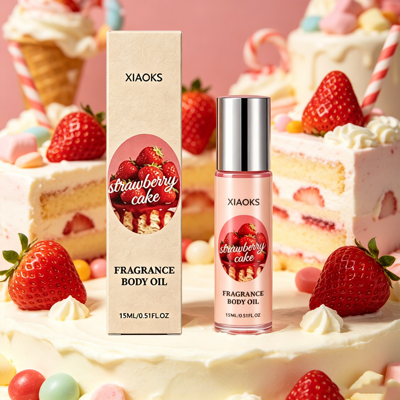 1 fles Strawberry Cake Sweet R - Perfume Floral Fragrance recensie en prijs